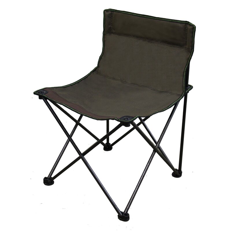 Portable Armless Folding Camping Chair 